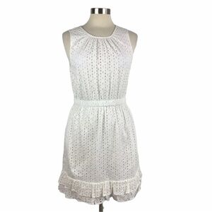 NWT Peter Som White Eyelet Country Dress Super fun flirty cute 1